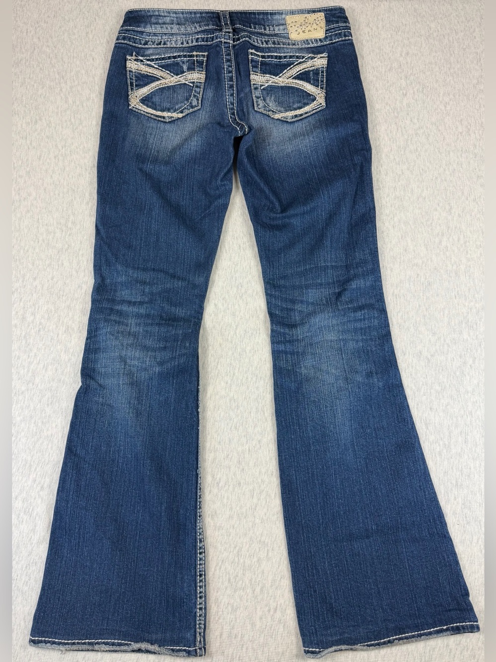 Silver Jeans Twisted Bootcut Distressed Low Rise Jeans Women’s 26 Y2K Western - Picture 2 of 15